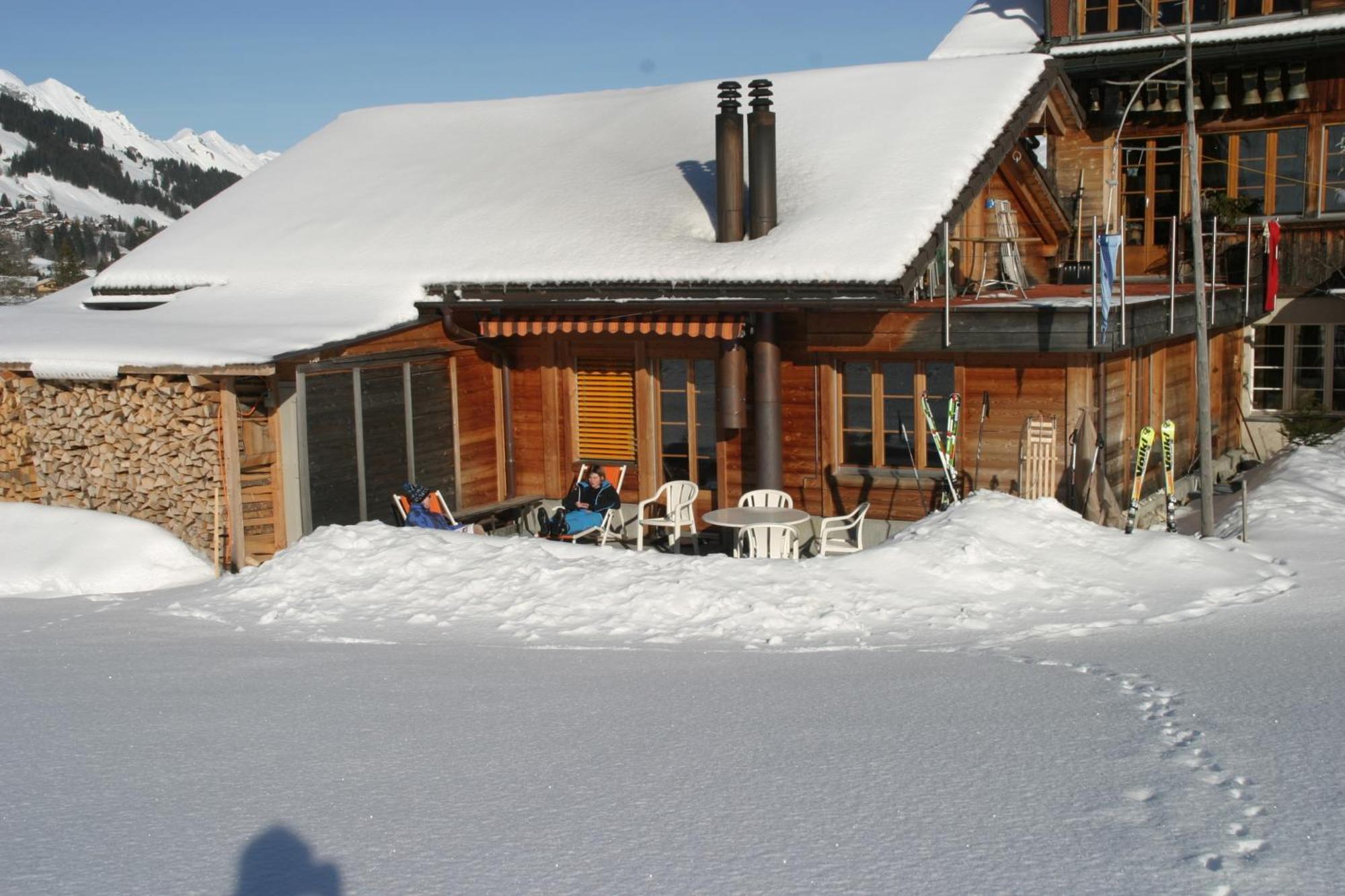 Bergdohle Apartment Adelboden Bagian luar foto